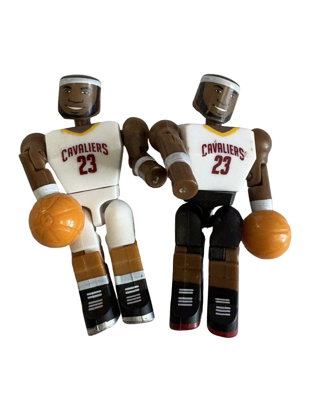 LeBron James Cavaliers NBA C3 Buildable Mini Figure White Jersey Lot 2